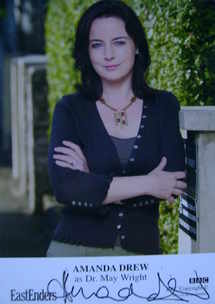 Amanda Drew autograph (ex EastEnders actor)