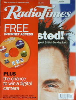 Radio Times magazine - Gary Rhodes cover (30 October-5 November 1999)