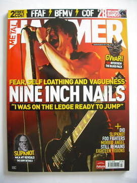 Metal Hammer magazine - Trent Reznor cover (July 2005)