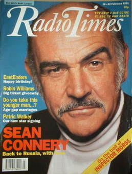 Radio Times magazine - Sean Connery cover (16-22 February 1991)