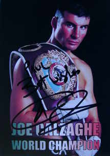 Joe Calzaghe autograph