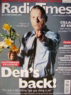Radio Times magazine - Leslie Grantham cover (20-26 September 2003)