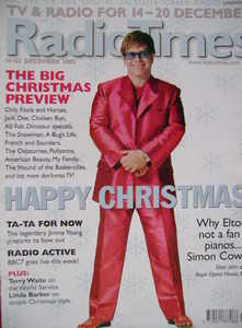 <!--2002-12-14-->Radio Times magazine - Elton John cover (14-20 December 20