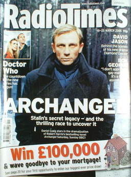 Radio Times magazine - Daniel Craig cover (19-25 March 2005)