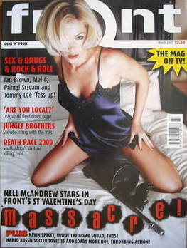 Front magazine - Nell McAndrew cover (March 2000)
