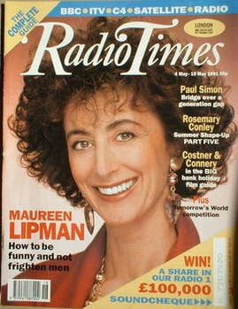 Radio Times magazine - Maureen Lipman cover (4-10 May 1991)