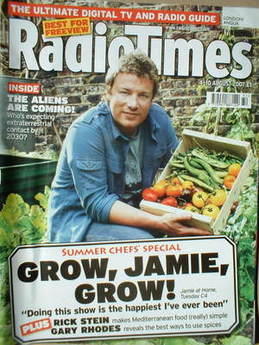 Radio Times magazine - Jamie Oliver cover (4-10 August 2007)