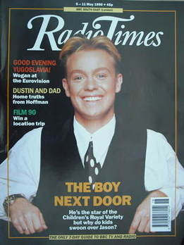 Radio Times magazine - Jason Donovan cover (5-11 May 1990)