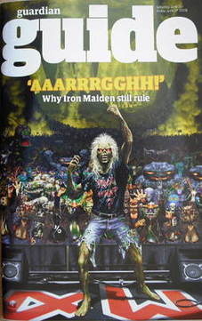 The Guardian Guide magazine - Iron Maiden cover (21 June 2008)