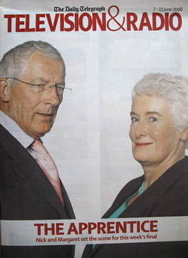 Television&Radio magazine - Margaret Mountford and Nick Hewer cover (7 June 2008)