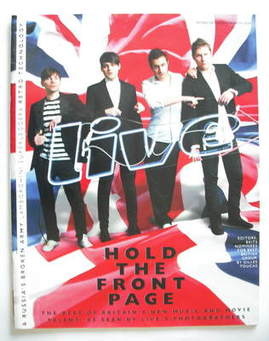 Live magazine - The Editors cover (10 February 2008)