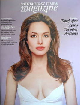 <!--2008-11-09-->The Sunday Times magazine - Angelina Jolie cover (9 Novemb