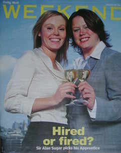 Weekend magazine - Michelle Dewberry and Ruth Badger cover (6 May 2006)