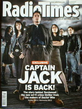 Radio Times magazine - Torchwood cover (21-27 October 2006)