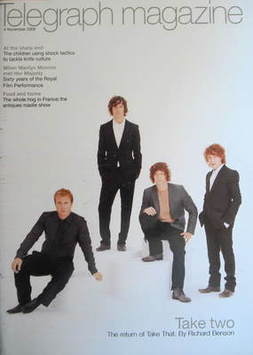 Telegraph magazine - Take That cover (4 November 2006)