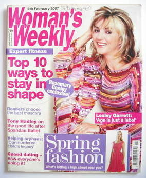 Woman's Weekly magazine (6 February 2007 - Lesley Garrett cover)