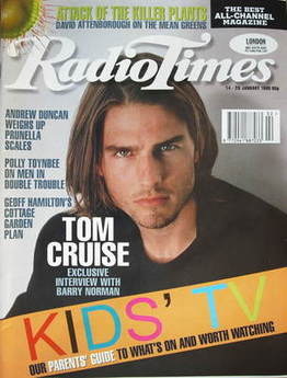 Radio Times magazine - Tom Cruise magazine (14-20 January 1995)