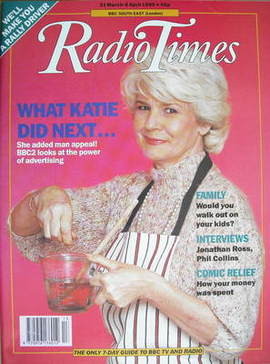 Radio Times magazine - Mary Holland cover (31 March-6 April 1990)