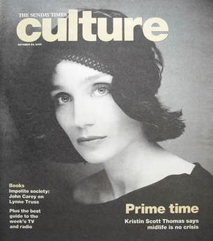 <!--2005-10-23-->Culture magazine - Kristin Scott Thomas cover (23 October 