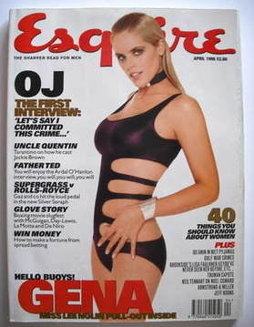 Esquire magazine - Gena Lee Nolin cover (April 1998)