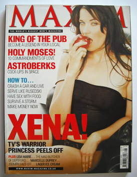 <!--1999-08-->MAXIM magazine - Lucy Lawless cover (August 1999)