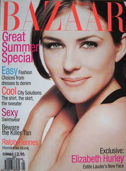 Harper's Bazaar magazine - May 1995 - Elizabeth Hurley cover (US Edition)