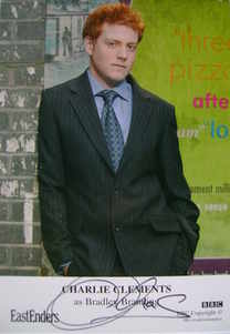 Charlie Clements autograph (EastEnders actor)