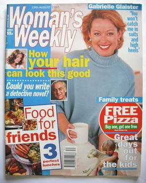 Woman's Weekly magazine (19 August 1997 - Gabrielle Glaister cover)