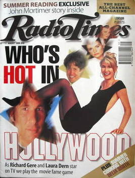 Radio Times magazine - Who's Hot In Hollywood cover (5-11 August 1995)