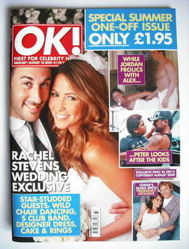 OK! magazine - Rachel Stevens wedding cover (18 August 2009 - Issue 687)