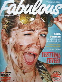 Fabulous magazine - Edith Bowman cover (28 June 2009)