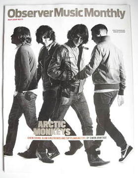 The Observer Music Monthly magazine - July 2009 - Arctic Monkeys cover