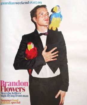 The Guardian Weekend magazine - 18 July 2009 - Brandon Flowers cover