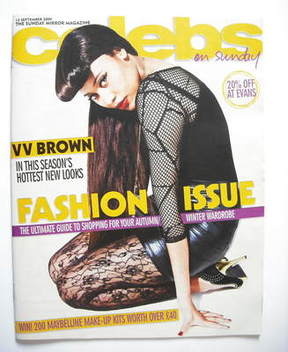 Celebs magazine - VV Brown (13 September 2009)