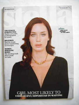 <!--2007-11-11-->Stella magazine - Emily Blunt cover (11 November 2007)