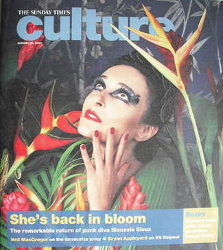 Culture magazine - Siouxsie Sioux cover (26 August 2007)