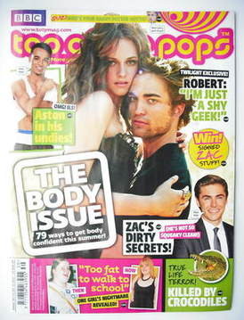 Top Of The Pops magazine - Robert Pattinson and Kristen Stewart cover (22 July-18 August 2009)