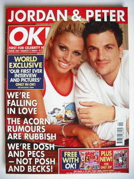 OK! magazine - Jordan Katie Price and Peter Andre cover (2 March 2004 - Issue 407)