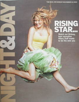 Night & Day magazine - Hilary Duff cover (14 December 2003)