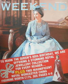 <!--2006-04-22-->Weekend magazine - The Queen cover (22 April 2006)