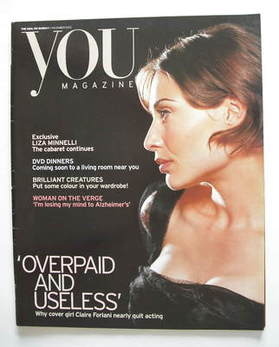 <!--2003-11-02-->You magazine - Claire Forlani cover (2 November 2003)
