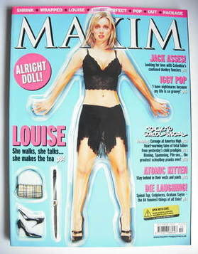 <!--2001-10-->MAXIM magazine - Louise Redknapp cover (October 2001)