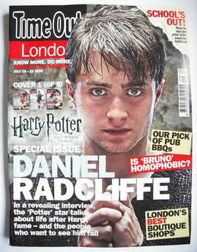 <!--2009-07-16-->Time Out magazine - Daniel Radcliffe cover (16-22 July 200
