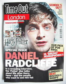 <!--2009-07-16-->Time Out magazine - Daniel Radcliffe cover (16-22 July 200