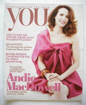 You magazine - Andie MacDowell cover (31 May 2009)