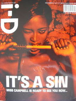 i-D magazine - Naomi Campbell cover (December 2003)