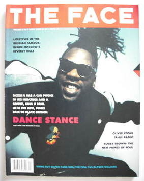 The Face magazine - Jazzie B cover (April 1989 - Volume 2 No. 7)