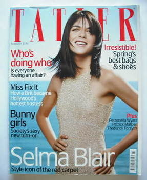 Tatler magazine - February 2005 - Selma Blair cover