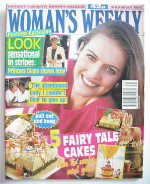 Woman's Weekly magazine (3 August 1993)
