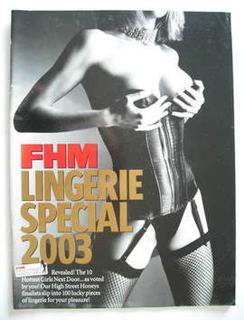 FHM supplement - High Street Honeys Lingerie Special 2003
